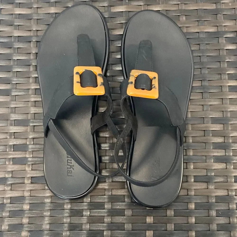 Olukai Lai T Bar sandals, women’s size 9 - Picture 3 of 6